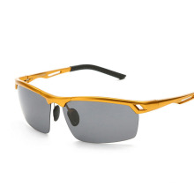 Gafas de sol de la lente de los vidrios de la visión del día para conducir el coche Gafas de sol polarizadas famosas de la gafas de sol masculinas de la lente UV400 del día del coche